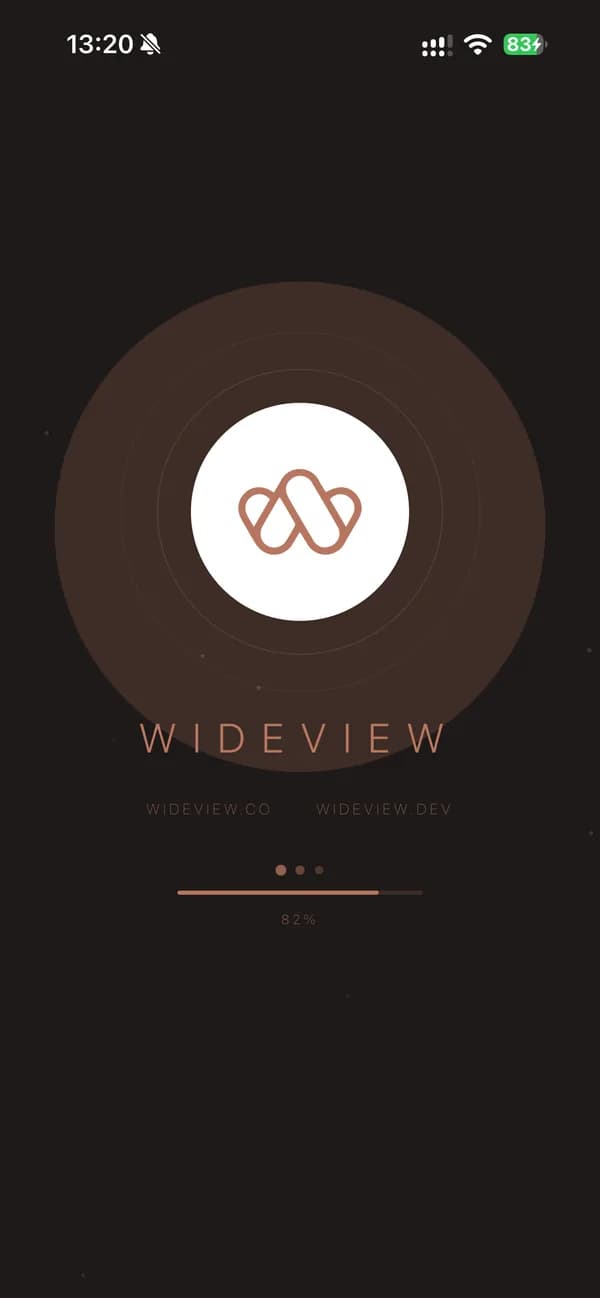 Wideview Support: Launch screen